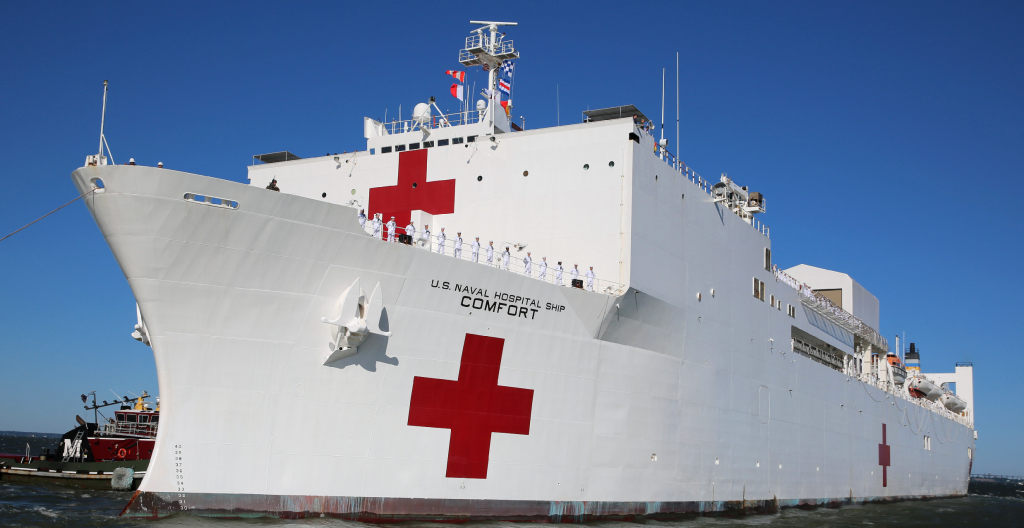1,000-bed hospital ship coming to New York Harbor