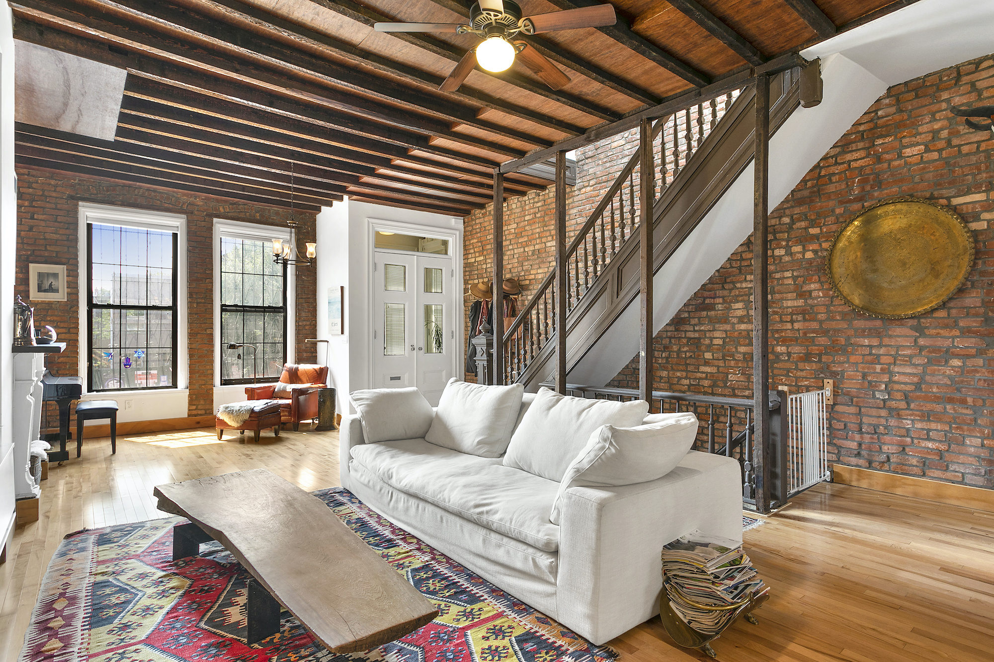$1.65M Bed-Stuy townhouse has two apartments and lots of character