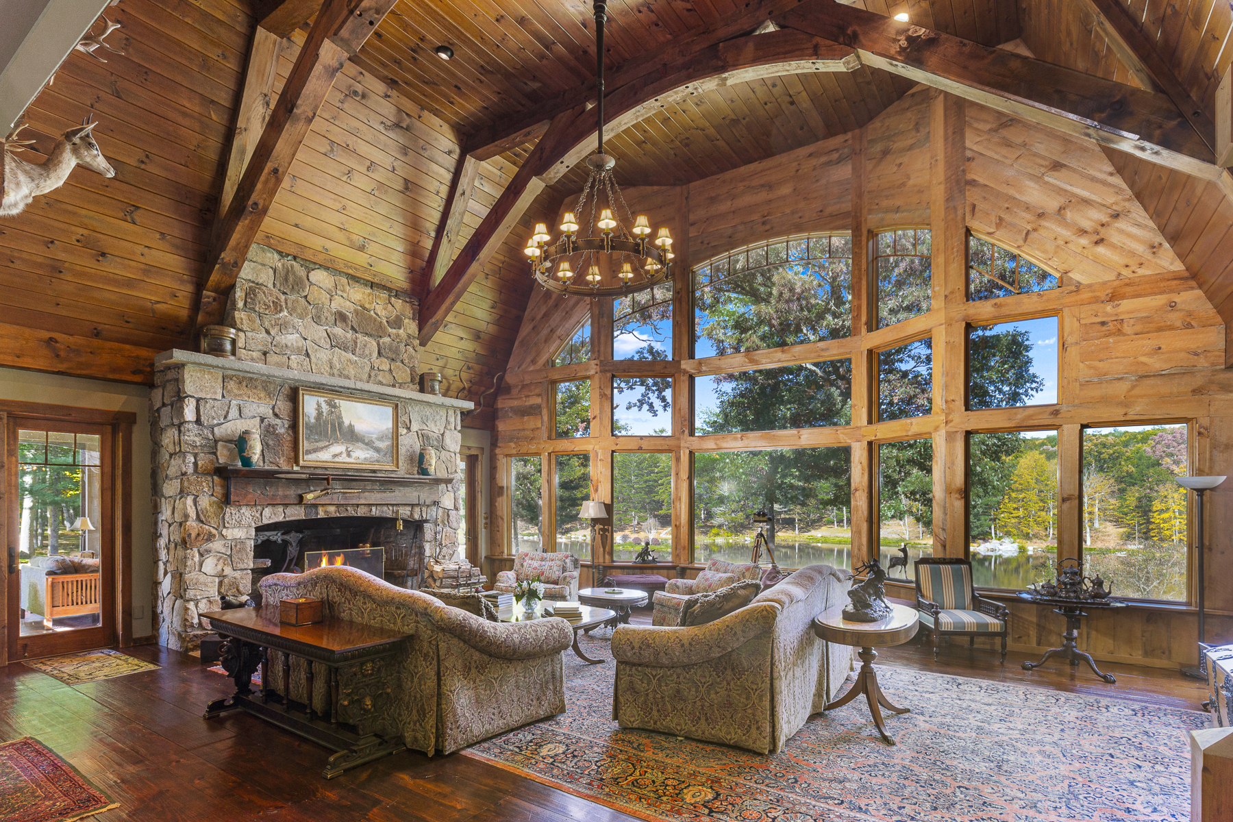 For $4.7M, live in this amazing upstate lodge set on 125 acres