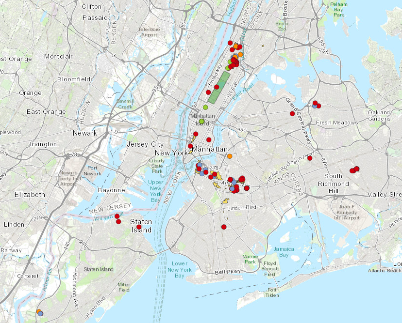 Mapping the NYC landmarks and historic districts related to Black history