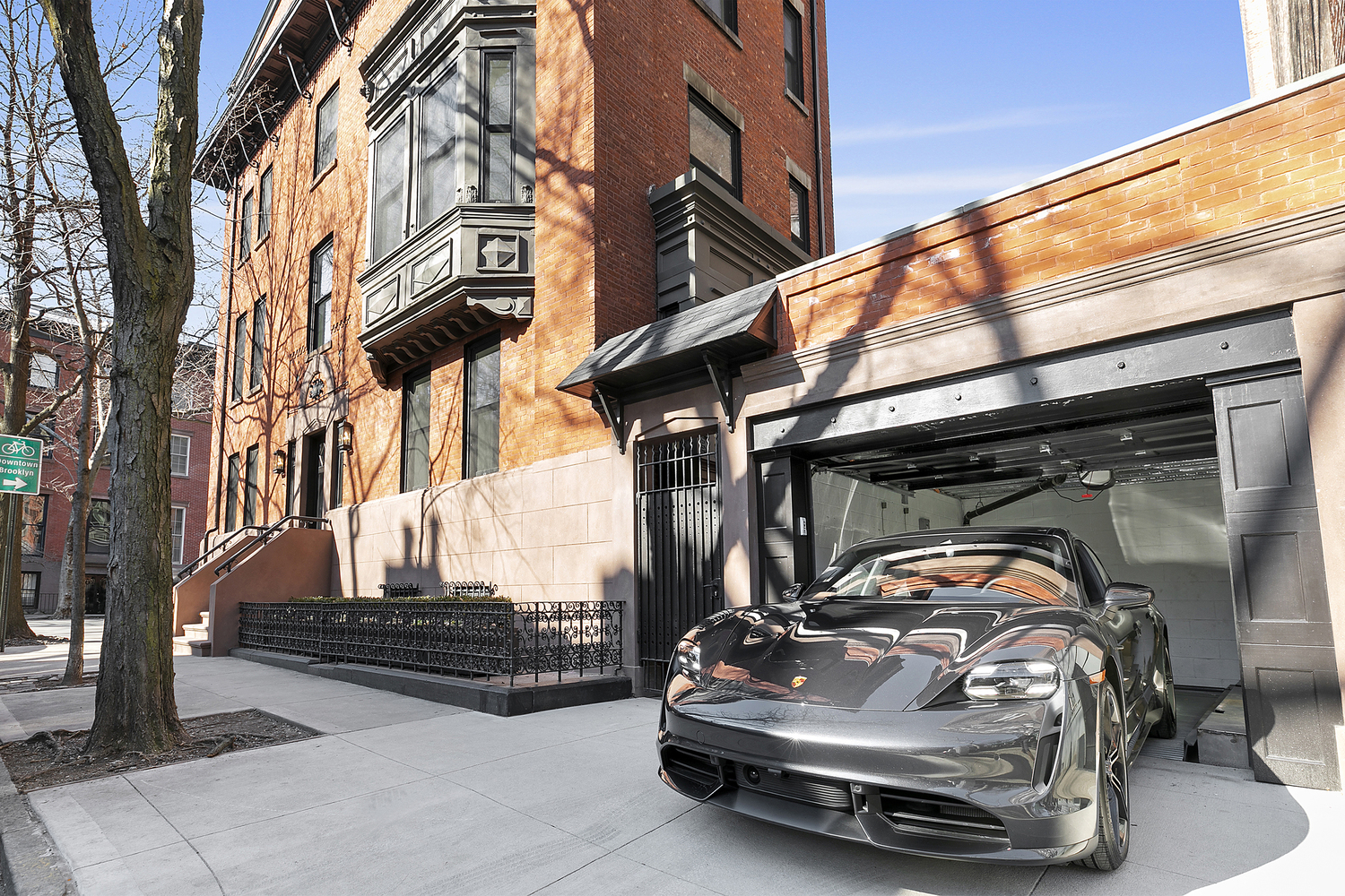 $11M Brooklyn Heights house has a two-car garage, wine cave, and full roof deck