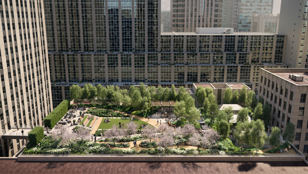 Radio City Music Hall is getting a rooftop park and skybridge