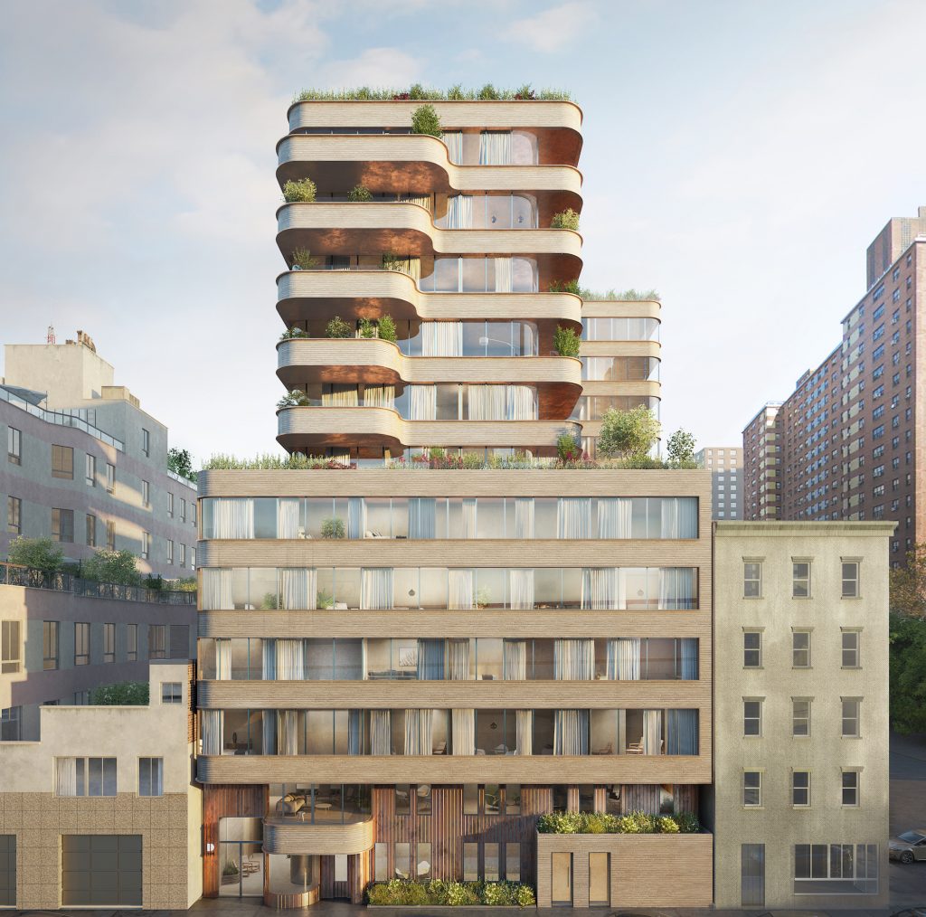 New details for ODA’s curvy condo tower on the Lower East Side