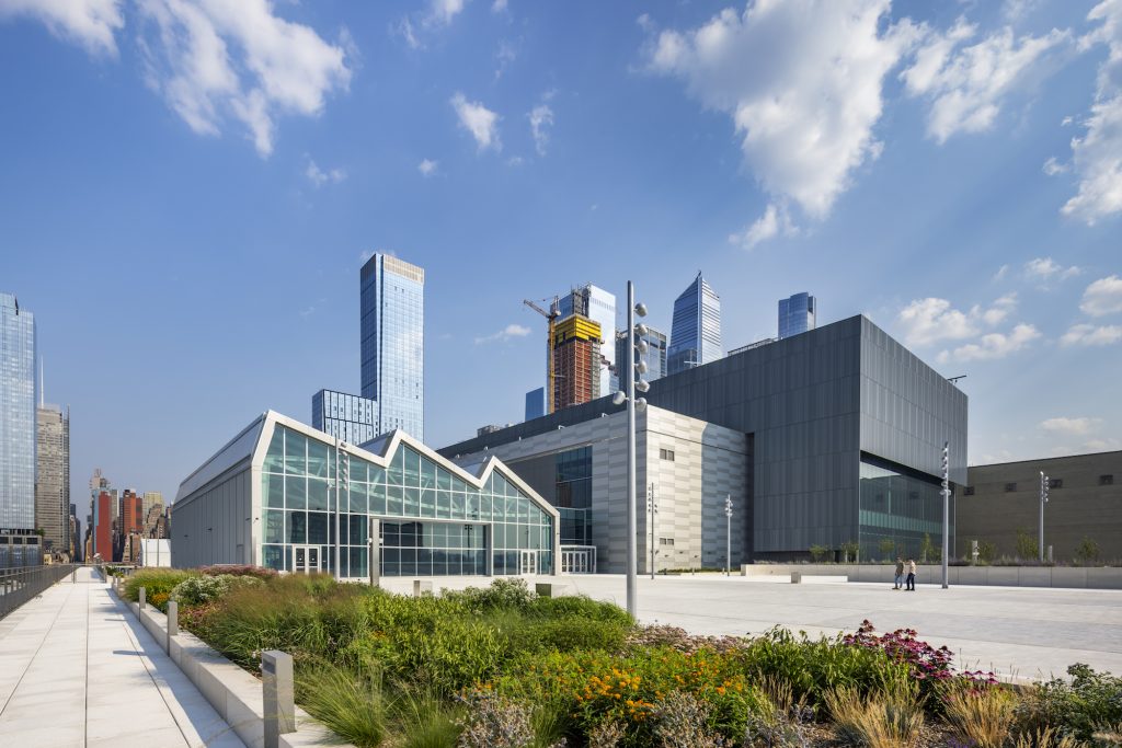 New rooftop terrace with glass pavilion and one-acre farm opens at the Javits Center