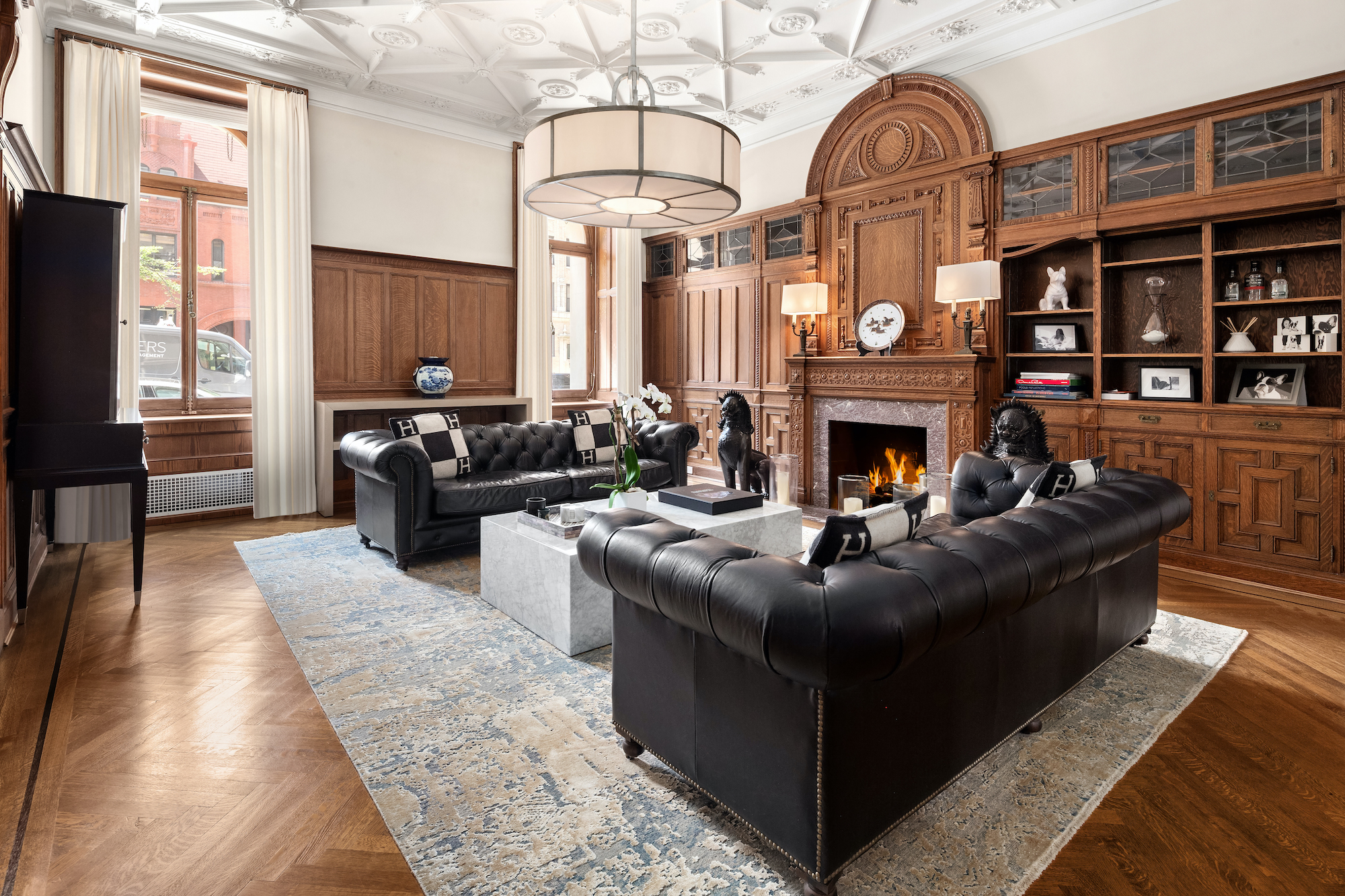 This $9.9M UWS duplex in the landmarked Apthorp is a house-sized condo with a perfect layout