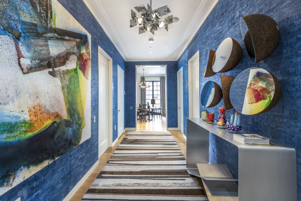 For $5.5M, an architect-designed modern condo with colorful accents in Tribeca