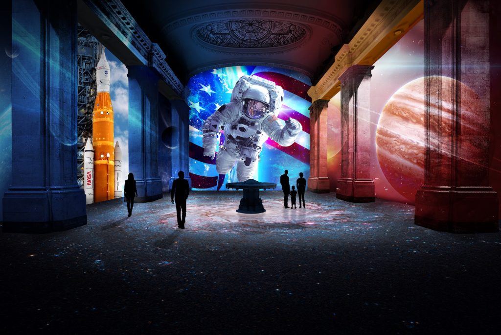 Take a journey through space at Tribeca’s Hall des Lumières
