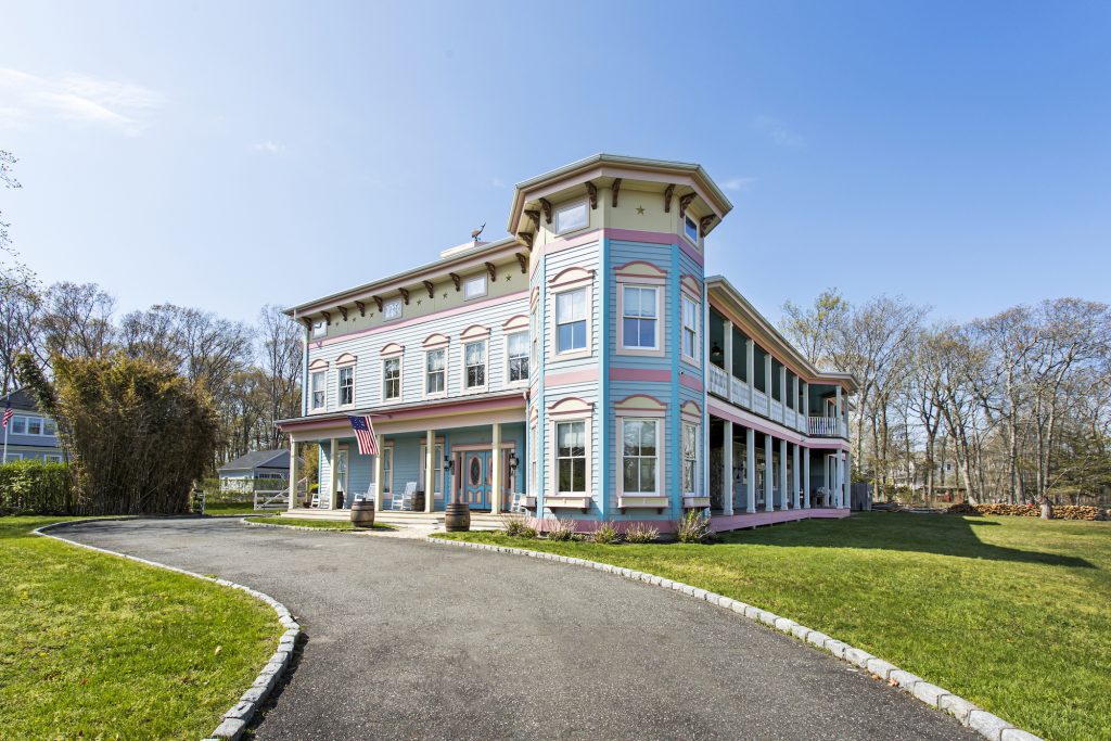 This $4.75M North Fork waterfront estate brings theme park fun to a Victorian-style dream house